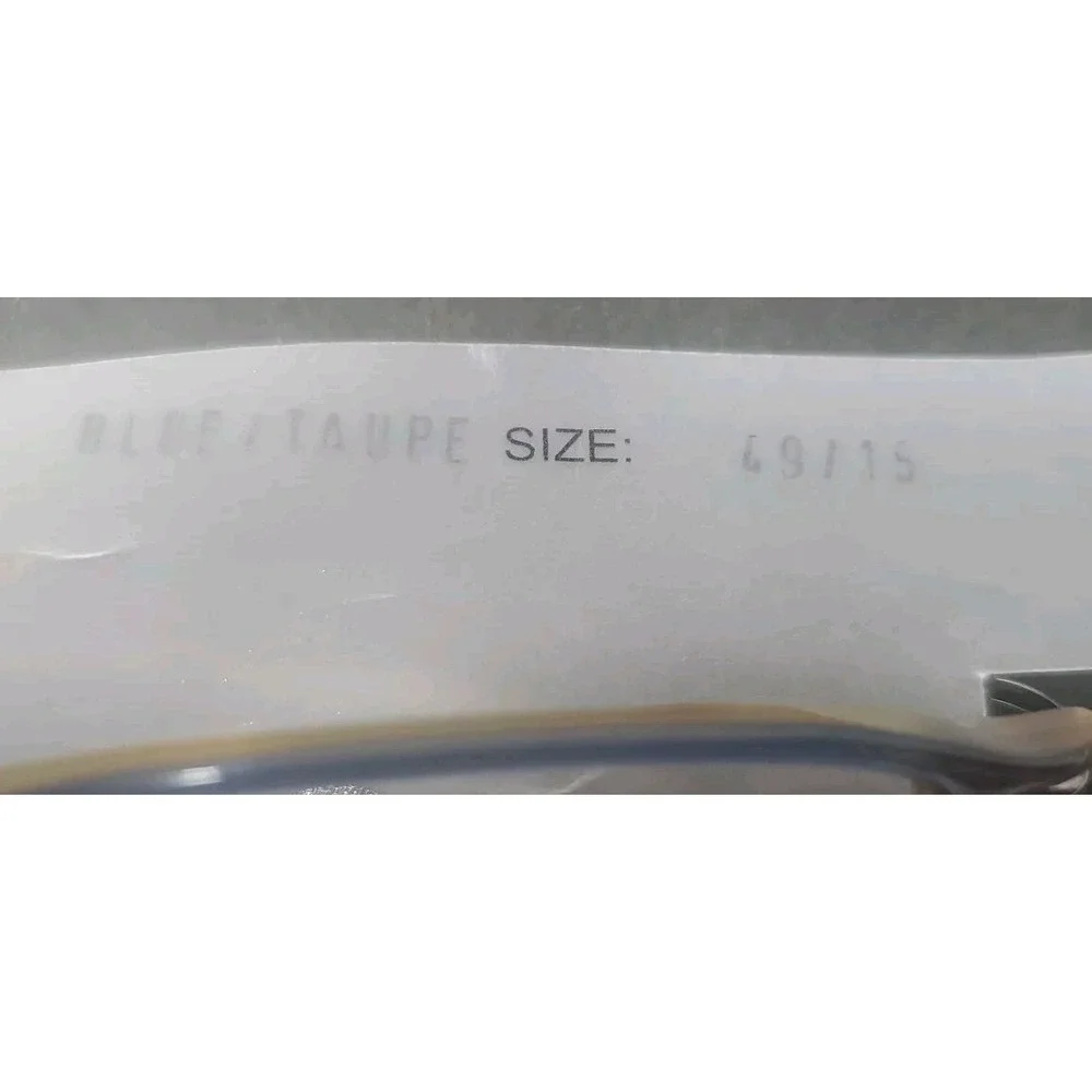 NEW MAX STUDIO MX101 Eyeglass Sunglass frames ‎ 49-15-140 Blue Taupe